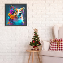 Load image into Gallery viewer, Dog-Full Round Diamond Painting-30x30cm
