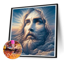 Load image into Gallery viewer, Cloud Jesus-Full Round Diamond Painting-30x30cm