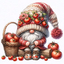 Load image into Gallery viewer, Fruit And Vegetable Gnome-Full Round Diamond Painting-30x30cm