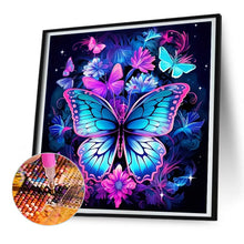 Load image into Gallery viewer, Butterfly-Full Round Diamond Painting-30x30cm