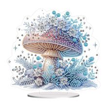 Load image into Gallery viewer, Mushroom-Single Side Drill-Acrylic Diamond Desktop Ornament