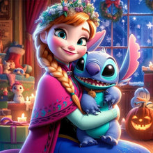 Load image into Gallery viewer, Stitch-Full Round Diamond Painting-30x30cm