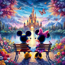 Load image into Gallery viewer, Disney Mickey Mouse-Full Round Diamond Painting-30x30cm