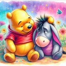 Load image into Gallery viewer, Winnie the Pooh-Full Round Diamond Painting-30x30cm