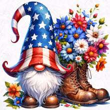 Load image into Gallery viewer, Independence Day Goblin-Full Round Diamond Painting-30x30cm