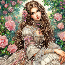Load image into Gallery viewer, Lady-Partial Special Diamond Painting-30x30cm