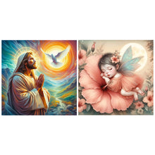 Load image into Gallery viewer, Jesus-Full Round Diamond Painting-30x30cm