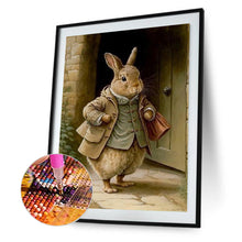 Load image into Gallery viewer, Gentleman Rabbit-Full Round Diamond Painting-30x40cm