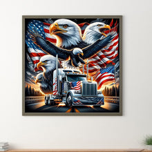Load image into Gallery viewer, American Eagle-Full Round Diamond Painting-40x40cm