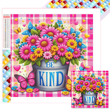 Load image into Gallery viewer, Pink Flowers-Full Square Diamond Painting-30x30cm