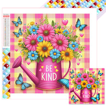 Load image into Gallery viewer, Pink Flowers-Full Square Diamond Painting-30x30cm