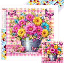 Load image into Gallery viewer, Pink Flowers-Full Square Diamond Painting-30x30cm