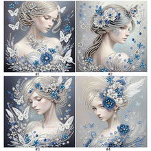 Load image into Gallery viewer, Butterfly Girl-Partial Special Diamond Painting-30x30cm