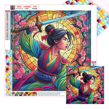 Load image into Gallery viewer, Stained Glass Princess-Full Square Diamond Painting-40x40cm