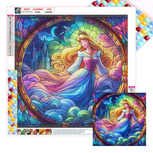 Load image into Gallery viewer, Stained Glass Princess-Full Square Diamond Painting-40x40cm