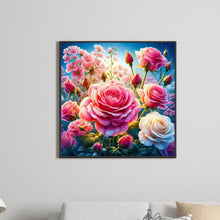 Load image into Gallery viewer, Rose-Full Round Diamond Painting-30x30cm