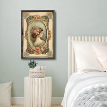 Load image into Gallery viewer, Lady-Full Round Diamond Painting-40x60cm-Large Size