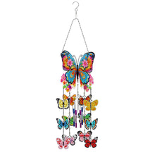Load image into Gallery viewer, Butterfly-Wind Chime Double Sided-Diamond Pendant