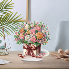 Load image into Gallery viewer, Flower-Single Side Drill-Acrylic Diamond Desktop Ornament