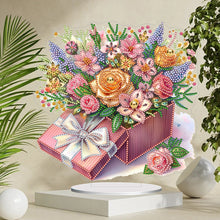 Load image into Gallery viewer, Flower-Single Side Drill-Acrylic Diamond Desktop Ornament