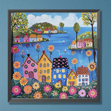 Load image into Gallery viewer, House-Full Round Diamond Painting-30x30cm
