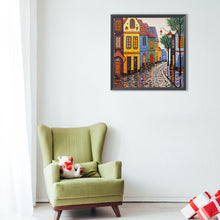 Load image into Gallery viewer, Color House-Full Round Diamond Painting-40x40cm
