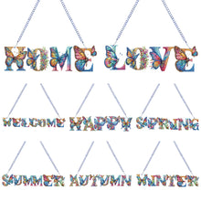 Load image into Gallery viewer, Letter-Single Side Drill-Acrylic Diamond Pendant