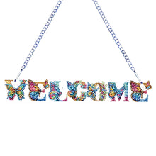 Load image into Gallery viewer, Letter-Single Side Drill-Acrylic Diamond Pendant