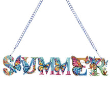 Load image into Gallery viewer, Letter-Single Side Drill-Acrylic Diamond Pendant