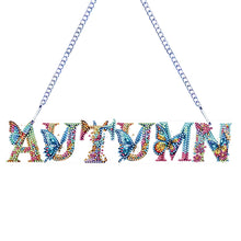 Load image into Gallery viewer, Letter-Single Side Drill-Acrylic Diamond Pendant