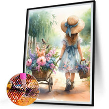 Load image into Gallery viewer, Flowers-Full Round Diamond Painting-30x40cm