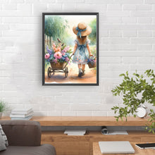 Load image into Gallery viewer, Flowers-Full Round Diamond Painting-30x40cm