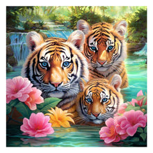 Load image into Gallery viewer, Animal-Full Round Diamond Painting-30x30cm
