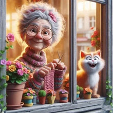 Load image into Gallery viewer, Girl-Full Round Diamond Painting-30x30cm