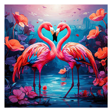 Load image into Gallery viewer, Polar Bear And Flowers-Full Round Diamond Painting-40x40cm