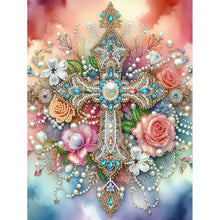 Load image into Gallery viewer, Cross-Partial Special Diamond Painting-30x40cm