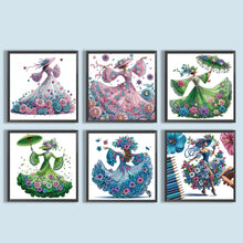 Load image into Gallery viewer, Lady-Partial Special Diamond Painting-30x30cm