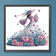 Load image into Gallery viewer, Lady-Partial Special Diamond Painting-30x30cm