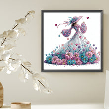 Load image into Gallery viewer, Lady-Partial Special Diamond Painting-30x30cm
