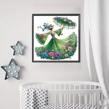 Load image into Gallery viewer, Lady-Partial Special Diamond Painting-30x30cm