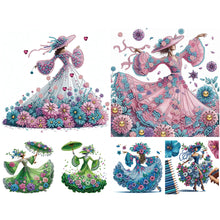 Load image into Gallery viewer, Lady-Partial Special Diamond Painting-30x30cm