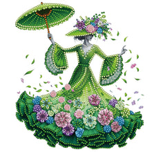 Load image into Gallery viewer, Lady-Partial Special Diamond Painting-30x30cm