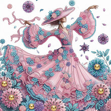 Load image into Gallery viewer, Lady-Partial Special Diamond Painting-30x30cm