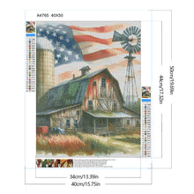 Load image into Gallery viewer, Independence Day-Full Round Diamond Painting-40x50cm