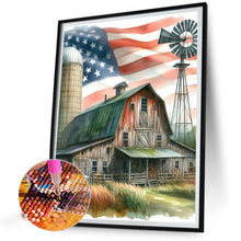 Load image into Gallery viewer, Independence Day-Full Round Diamond Painting-40x50cm
