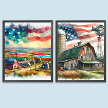 Load image into Gallery viewer, Independence Day-Full Round Diamond Painting-40x50cm