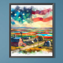 Load image into Gallery viewer, Independence Day-Full Round Diamond Painting-40x50cm