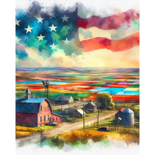 Load image into Gallery viewer, Independence Day-Full Round Diamond Painting-40x50cm