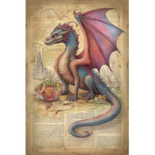 Load image into Gallery viewer, Dragon-Full Round Diamond Painting-40x60cm-Large Size