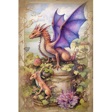 Load image into Gallery viewer, Dragon-Full Round Diamond Painting-40x60cm-Large Size